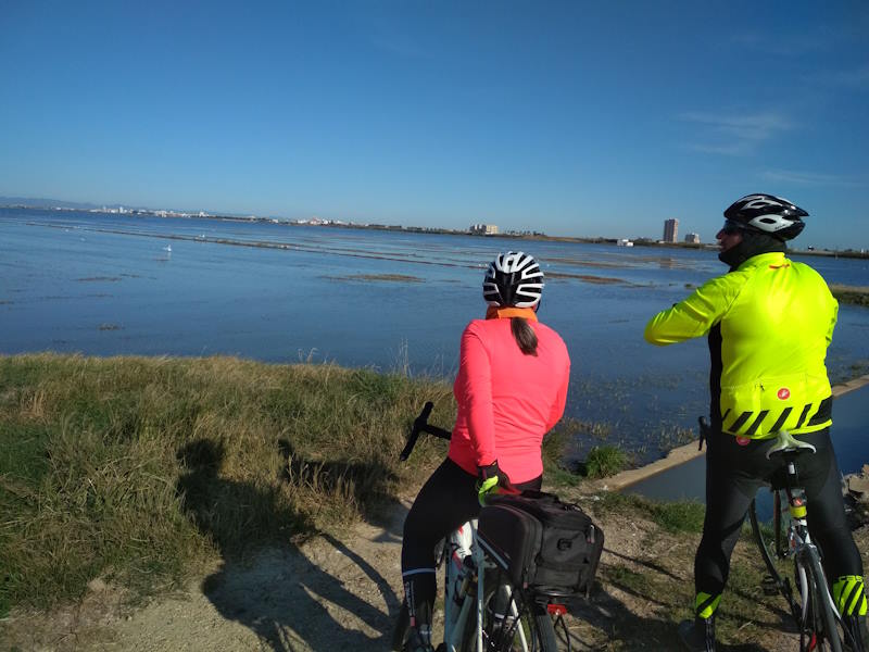 MARJAL DE ALMENARA EN BICICLETA