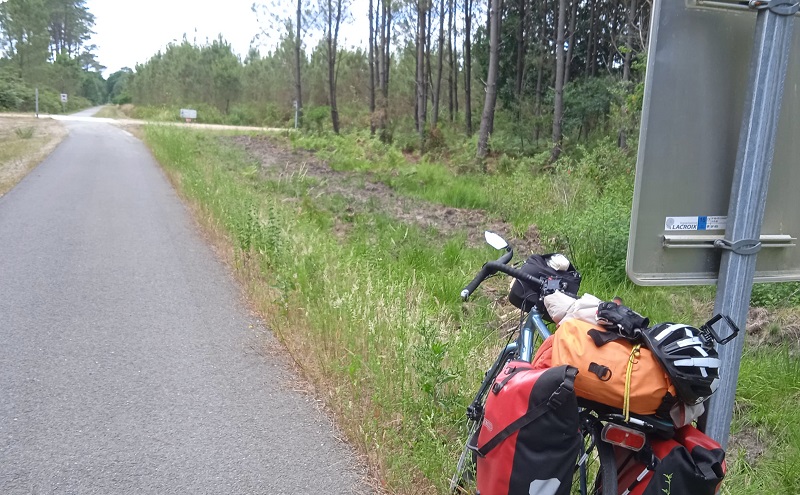 pista ciclable landas