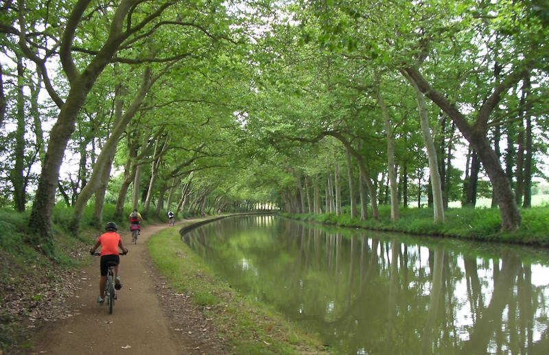 canal du midi en bicicleta