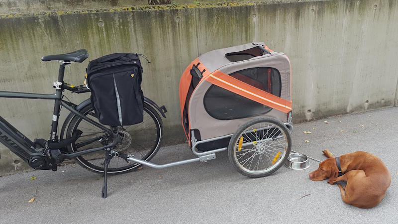 CARRO PERRO BICI ADECUADO A TU MASCOTA 3 remolque de bicicleta para perro barato