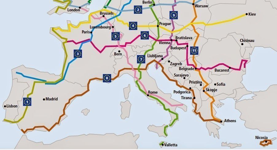rutas eurovelo 8