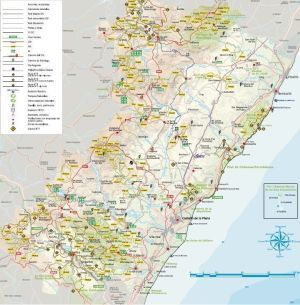 mapa de empresas de turismo activo en castellon